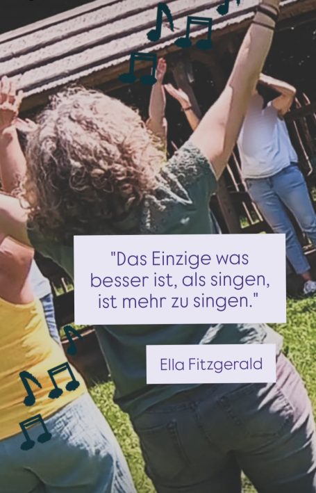 Zitat zum Singen